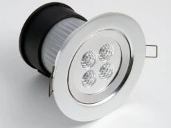 Konstsmide Schwenkbarer LED Deckeneinbaustrahler 12,5 Cm, Geeignet Für Bad Und Außenbereich -Licht Verkoop aluminium glas klar