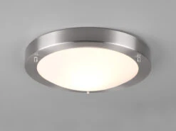 Trio Leuchten Bad Deckenleuchte CONDUS In Silber Mit Glas Opal Weiß Ø 31,5cm - Badlampen 11 Trio Leuchten Bad Deckenleuchte CONDUS In Silber Mit Glas Opal Weiß Ø 31,5cm - Badlampen -Licht Verkoop bad deckenleuchte condus in silber mit glas opal w 2