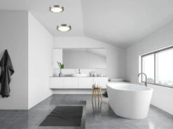 Trio Leuchten Bad Deckenleuchte CONDUS In Silber Mit Glas Opal Weiß Ø 31,5cm - Badlampen 14 Trio Leuchten Bad Deckenleuchte CONDUS In Silber Mit Glas Opal Weiß Ø 31,5cm - Badlampen -Licht Verkoop bad deckenleuchte condus in silber mit glas opal w 5