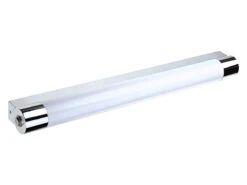 Trio Leuchten Bad-Wandleuchte, Ink. 9W LED, Länge 64cm, IP44, Mit Schalter+Steckdose