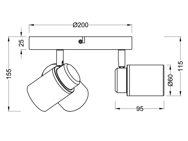 Trio Leuchten Badezimmerlampe ANGELO Deckenstrahler 3 Flammig Rund Schwenkbar Chrom 8 Trio Leuchten Badezimmerlampe ANGELO Deckenstrahler 3 Flammig Rund Schwenkbar Chrom – Bild 8