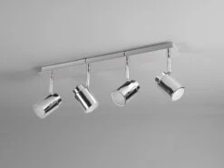 Trio Leuchten Badezimmerlampe ANGELO Deckenstrahler 4 Flammig Schwenkbar Chrom -Licht Verkoop badezimmerlampe angelo deckenstrahler 4 flammig sc 15