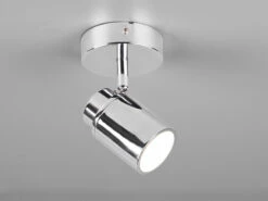 Trio Leuchten Badezimmerlampe ANGELO Wandstrahler 1 Flammig Schwenkbar In Chrom -Licht Verkoop badezimmerlampe angelo wandstrahler 1 flammig schw 5