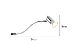 Trio Leuchten Badezimmerlampe GIADA In Chrom Für Spiegelschrank Mit Schwenkbarem Spot 12 Trio Leuchten Badezimmerlampe GIADA In Chrom Für Spiegelschrank Mit Schwenkbarem Spot -Licht Verkoop badezimmerlampe giada in chrom fuer spiegelschrank 3