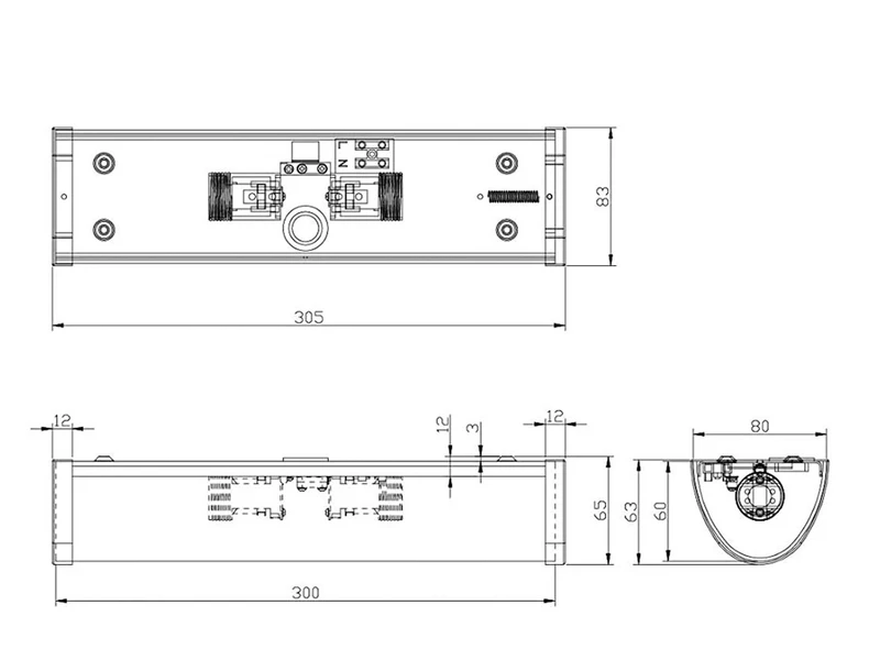 Trio Leuchten Badezimmerleuchte, 2 X E14, Länge 30cm, Chrom, Glas Opal Weiss, IP21 4 Trio Leuchten Badezimmerleuchte, 2 X E14, Länge 30cm, Chrom, Glas Opal Weiss, IP21 – Bild 4