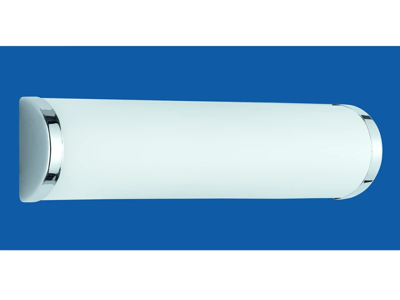 Trio Leuchten Badezimmerleuchte, 2 X E14, Länge 30cm, Chrom, Glas Opal Weiss, IP21 1 Trio Leuchten Badezimmerleuchte, 2 X E14, Länge 30cm, Chrom, Glas Opal Weiss, IP21
