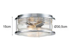 KICHLER Deckenleuchte ASHLAND BAY In Chrom Für Badezimmer & Wohnraum, Ø30,5cm 20 KICHLER Deckenleuchte ASHLAND BAY In Chrom Für Badezimmer & Wohnraum, Ø30,5cm -Licht Verkoop deckenleuchte ashland bay in chrom fuer badezimmer 9