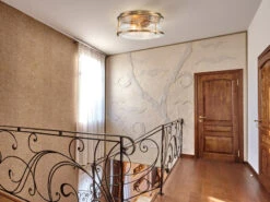 KICHLER Deckenleuchte ASHLAND BAY In Messing Für Badezimmer & Wohnraum, Ø30,5cm -Licht Verkoop deckenleuchte ashland bay in messing fuer badezimm 4