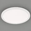Reality Leuchten Dimmbare LED Deckenleuchte CAMILLUS Flache Badezimmerlampe Rund Ø40cm Weiß IP44
