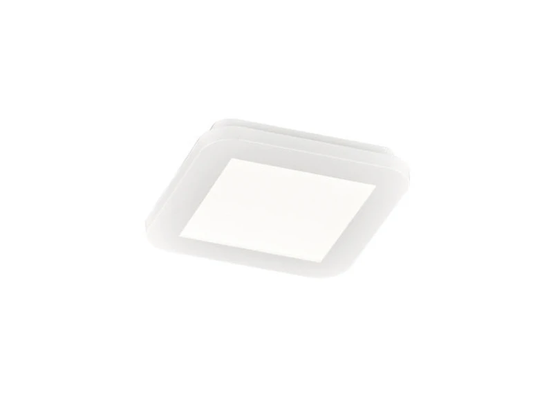 Reality Leuchten Dimmbare LED Deckenleuchte CAMILLUS Flache Badezimmerlampe 17x17cm Weiß IP44 2 Reality Leuchten Dimmbare LED Deckenleuchte CAMILLUS Flache Badezimmerlampe 17x17cm Weiß IP44 – Bild 2