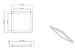 Reality Leuchten Dimmbare LED Deckenleuchte CAMILLUS Flache Badezimmerlampe 17x17cm Weiß IP44 11 Reality Leuchten Dimmbare LED Deckenleuchte CAMILLUS Flache Badezimmerlampe 17x17cm Weiß IP44 -Licht Verkoop dimmbare led deckenleuchte camillus flache badezim 51