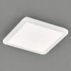 Reality Leuchten Dimmbare LED Deckenleuchte CAMILLUS Flache Badezimmerlampe 30x30cm Weiß IP44