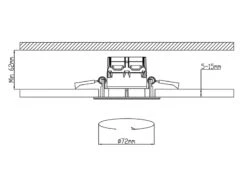 Trio Leuchten Eckiger LED Deckeneinbaustrahler 4er Set Dimmbar In Schwarz Matt, IP65 -Licht Verkoop eckiger led deckeneinbaustrahler 4er set dimmbar i 16