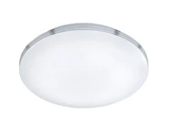 Trio Leuchten Elegante Schlichte LED Badleuchte APART, Chrom, Acryl Weiß, Ø 35 Cm