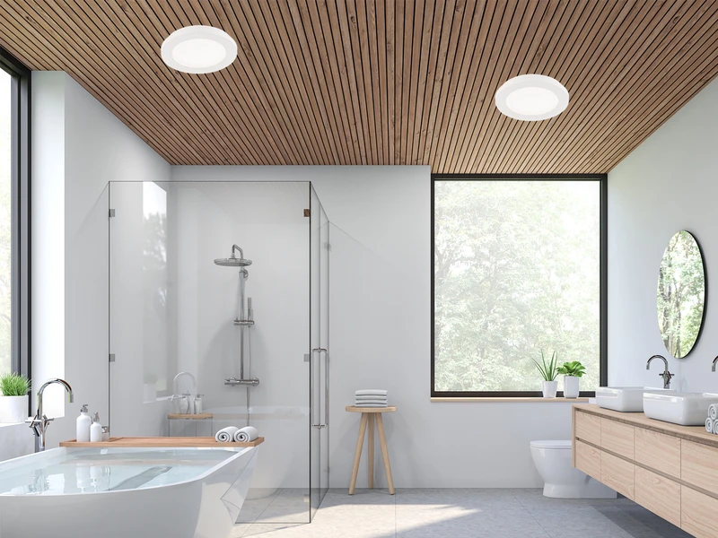 Reality Leuchten Kleine LED Deckenleuchte CAMILLUS Flache Badezimmerlampe Dimmbar Ø17cm Weiß IP44 6 Reality Leuchten Kleine LED Deckenleuchte CAMILLUS Flache Badezimmerlampe Dimmbar Ø17cm Weiß IP44 – Bild 6