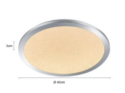 Trio Leuchten LED Bad Deckenleuchte CINZIA Chrom Mit Kristall Effekt & Dimmer Ø40cm 9 Trio Leuchten LED Bad Deckenleuchte CINZIA Chrom Mit Kristall Effekt & Dimmer Ø40cm -Licht Verkoop led bad deckenleuchte cinzia chrom mit kristall ef 2