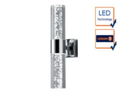 Trio Leuchten LED BAD Wandleuchte BOLSA Up-/Down Light Chrom Acryl Transparent Höhe 30cm -Licht Verkoop led bad wandleuchte bolsa up down light chrom acry 2