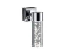 Trio Leuchten LED BAD Wandleuchte BOLSA Up- Light Chrom Acryl Transparent, Höhe 17cm -Licht Verkoop led bad wandleuchte bolsa up light chrom acryl tra 4