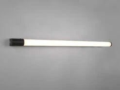 Trio Leuchten LED Bad Wandleuchte PIERA Mit Steckdose Schwarz 119cm - Spiegelleuchte -Licht Verkoop led bad wandleuchte piera mit steckdose schwarz 11 2