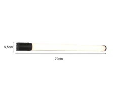 Trio Leuchten LED Bad Wandleuchte PIERA Mit Steckdose Schwarz 79cm - Spiegelleuchte -Licht Verkoop led bad wandleuchte piera mit steckdose schwarz 79 3