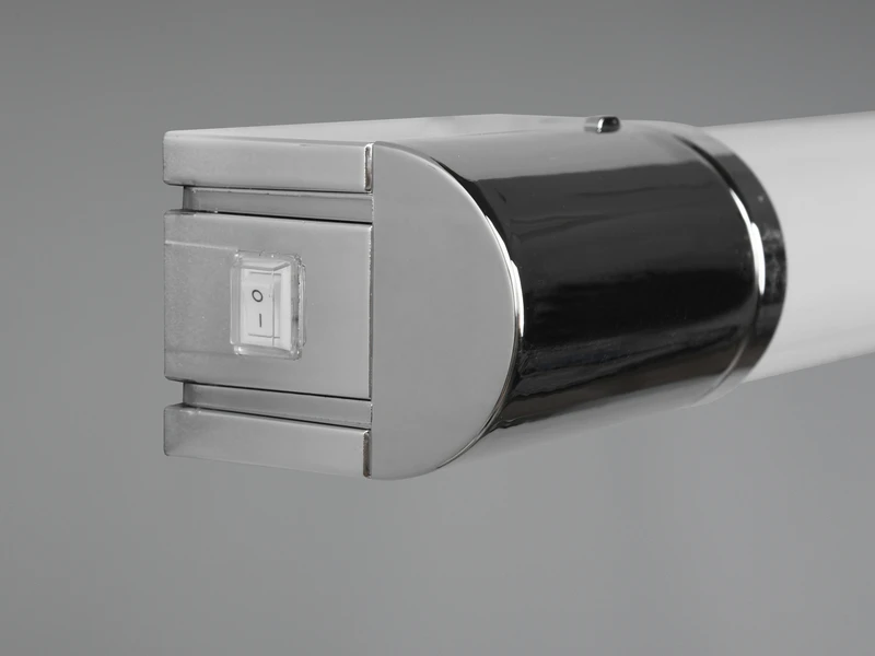 Trio Leuchten LED Bad Wandleuchten 2er Set Mit Steckdose Chrom 79cm - Spiegelleuchte 7 Trio Leuchten LED Bad Wandleuchten 2er Set Mit Steckdose Chrom 79cm - Spiegelleuchte – Bild 7