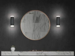 Trio Leuchten LED Badezimmer Wandleuchte 2er Set Up Down In Schwarz 16,6cm - Spiegelleuchte -Licht Verkoop led badezimmer wandleuchte 2er set up down in schw 5