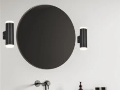 Trio Leuchten LED Badezimmer Wandleuchte 2er Set Up Down In Schwarz 16,6cm - Spiegelleuchte -Licht Verkoop led badezimmer wandleuchte 2er set up down in schw 6