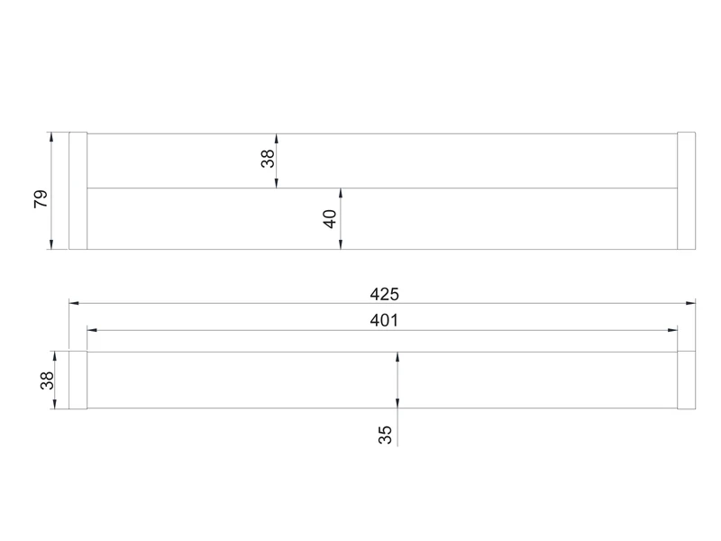 Trio Leuchten LED Badezimmer Wandleuchte FABIO In Chrom 42,5cm - Spiegelleuchte 8 Trio Leuchten LED Badezimmer Wandleuchte FABIO In Chrom 42,5cm - Spiegelleuchte – Bild 8
