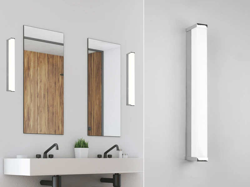 Trio Leuchten LED Badezimmer Wandleuchte FABIO In Chrom 42,5cm - Spiegelleuchte 1 Trio Leuchten LED Badezimmer Wandleuchte FABIO In Chrom 42,5cm - Spiegelleuchte