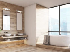 Trio Leuchten LED Badezimmer Wandleuchte GIANNI In Chrom, Breite 40cm - Spiegelleuchte -Licht Verkoop led badezimmer wandleuchte gianni in chrom breite 1 15