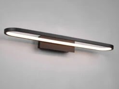 Trio Leuchten LED Badezimmer Wandleuchte GIANNI In Schwarz, Breite 60cm - Spiegelleuchte -Licht Verkoop led badezimmer wandleuchte gianni in schwarz breit 12