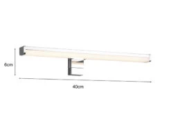 Trio Leuchten LED Badezimmer Wandleuchte LINO In Chrom, Breite 40cm - Spiegelleuchte 12 Trio Leuchten LED Badezimmer Wandleuchte LINO In Chrom, Breite 40cm - Spiegelleuchte -Licht Verkoop led badezimmer wandleuchte lino in chrom breite 40 3