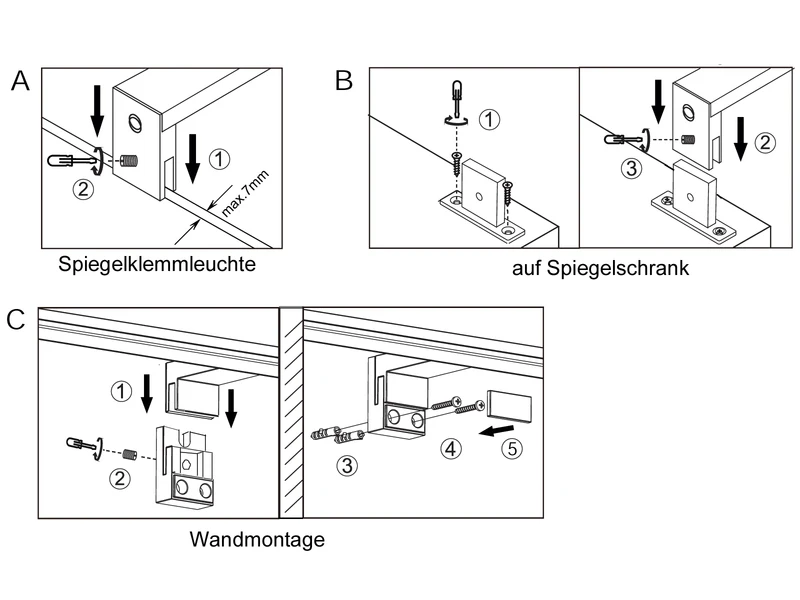 Trio Leuchten LED Badezimmer Wandleuchte LINO In Chrom, Breite 40cm - Spiegelleuchte 7 Trio Leuchten LED Badezimmer Wandleuchte LINO In Chrom, Breite 40cm - Spiegelleuchte – Bild 7