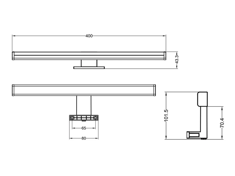 Trio Leuchten LED Badezimmer Wandleuchte LINO In Chrom, Breite 40cm - Spiegelleuchte 8 Trio Leuchten LED Badezimmer Wandleuchte LINO In Chrom, Breite 40cm - Spiegelleuchte – Bild 8