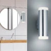 Trio Leuchten LED Badezimmer Wandleuchte RAY Up And Down In Chrom 16,6cm - Spiegelleuchte