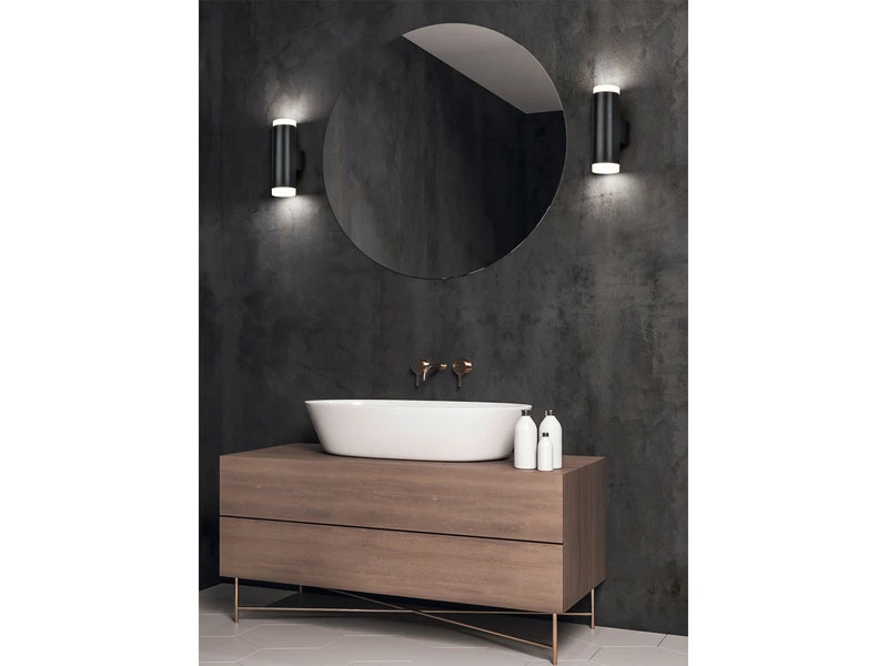 Trio Leuchten LED Badezimmer Wandleuchte RAY Up And Down In Schwarz 16,6cm - Spiegelleuchte 5 Trio Leuchten LED Badezimmer Wandleuchte RAY Up And Down In Schwarz 16,6cm - Spiegelleuchte – Bild 5