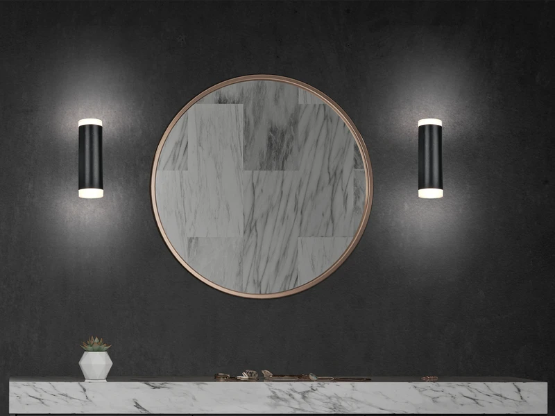 Trio Leuchten LED Badezimmer Wandleuchte RAY Up And Down In Schwarz 16,6cm - Spiegelleuchte 6 Trio Leuchten LED Badezimmer Wandleuchte RAY Up And Down In Schwarz 16,6cm - Spiegelleuchte – Bild 6