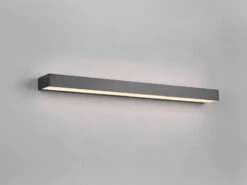 Trio Leuchten LED Badezimmer Wandleuchte ROCCO Schwarz 60cm - Up-Down Spiegelleuchte -Licht Verkoop led badezimmer wandleuchte rocco schwarz 60cm up d 2