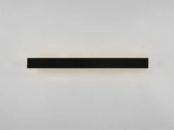 Trio Leuchten LED Badezimmer Wandleuchte ROCCO Schwarz 60cm - Up-Down Spiegelleuchte -Licht Verkoop led badezimmer wandleuchte rocco schwarz 60cm up d 6