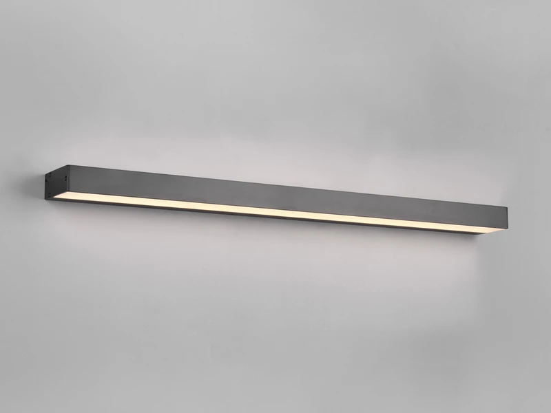 Trio Leuchten LED Badezimmer Wandleuchte ROCCO Schwarz 90cm - Up-Down Spiegelleuchte 3 Trio Leuchten LED Badezimmer Wandleuchte ROCCO Schwarz 90cm - Up-Down Spiegelleuchte – Bild 3