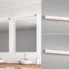 Trio Leuchten LED Badezimmer Wandleuchten 2er Set Chrom 60cm - Up-Down Spiegelleuchte
