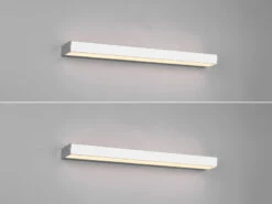 Trio Leuchten LED Badezimmer Wandleuchten 2er Set Chrom 60cm - Up-Down Spiegelleuchte -Licht Verkoop led badezimmer wandleuchten 2er set chrom 60cm up 1 2