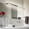 Trio Leuchten LED Badezimmer Wandleuchten 2er Set Chrom 90cm - Up-Down Spiegelleuchte