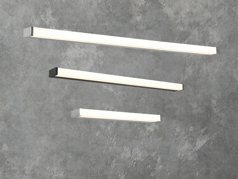 Trio Leuchten LED Badezimmer Wandleuchten 2er Set In Chrom 120cm - Spiegelleuchte 9 Trio Leuchten LED Badezimmer Wandleuchten 2er Set In Chrom 120cm - Spiegelleuchte – Bild 9