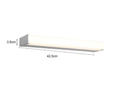 Trio Leuchten LED Badezimmer Wandleuchten 2er Set In Chrom 42,5cm - Spiegelleuchte -Licht Verkoop led badezimmer wandleuchten 2er set in chrom 425cm 3