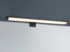 Trio Leuchten LED Badezimmer Wandleuchten 2er Set In Schwarz, Breite 40cm - Spiegelleuchte -Licht Verkoop led badezimmer wandleuchten 2er set in schwarz bre 5