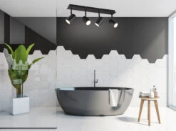 Trio Leuchten LED Badezimmerlampe Deckenstrahler 4 Flammig Schwenkbar In Schwarz -Licht Verkoop led badezimmerlampe deckenstrahler 4 flammig schwe 4