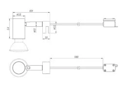 Trio Leuchten LED Badezimmerlampe Dimmbar Schwarz, Spiegelklemmleuchte Mit Schwenkbarem Spot -Licht Verkoop led badezimmerlampe dimmbar schwarz spiegelklemmle 7