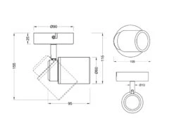 Trio Leuchten LED Badezimmerlampe Wandstrahler 1 Flammig Schwenkbar In Chrom -Licht Verkoop led badezimmerlampe wandstrahler 1 flammig schwenk 7