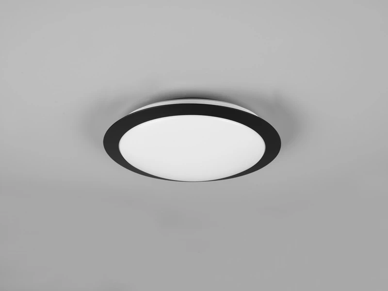 Trio Leuchten LED Deckenleuchte 2er Set In Schwarz Ø 29cm, IP44 - Badlampen 7 Trio Leuchten LED Deckenleuchte 2er Set In Schwarz Ø 29cm, IP44 - Badlampen – Bild 7